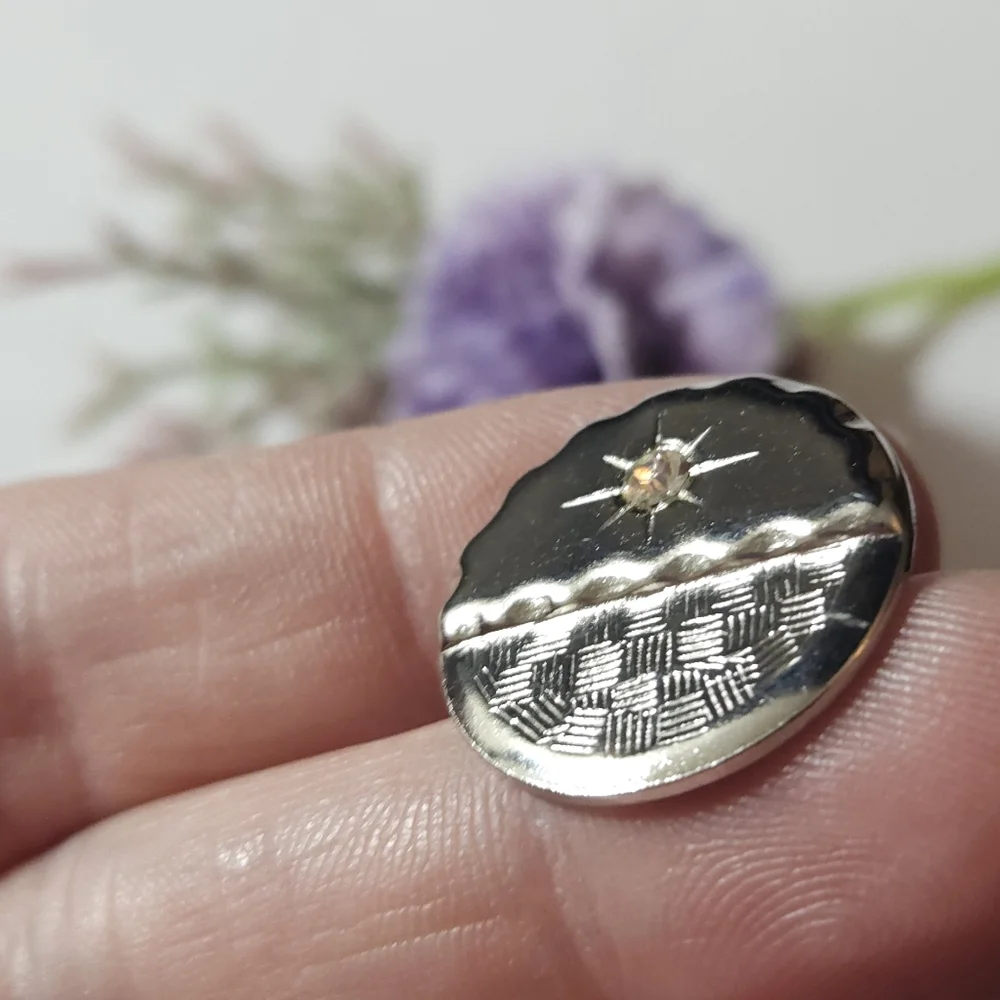 Vintage silver tone